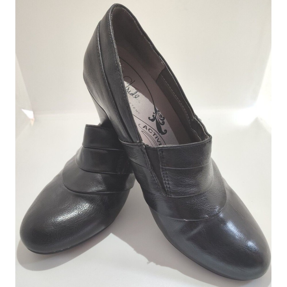 Women's Black Flex Heels: LifeStride Soft System, 8.5 - Comfort and Support